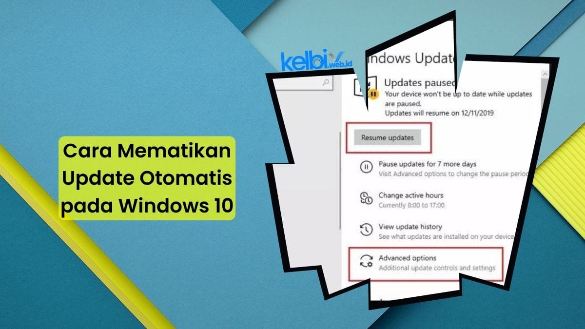 Cara Mematikan Update Otomatis pada Windows 10